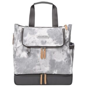 Petunia Pickle Bottom Pivot Diaper Bag Backpack in Swirl Grey NWOT